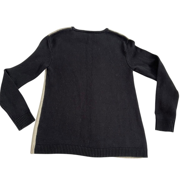 tibi FABULOUS resort wear cotton HOLIDAY LOBSTER intarsia knit sweater L - Picture 3 of 4